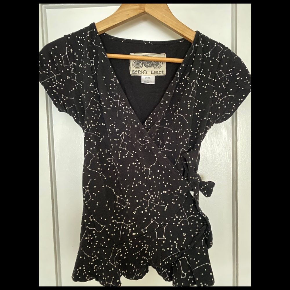 Effie’s Heart Wrap Shirt Celestial
